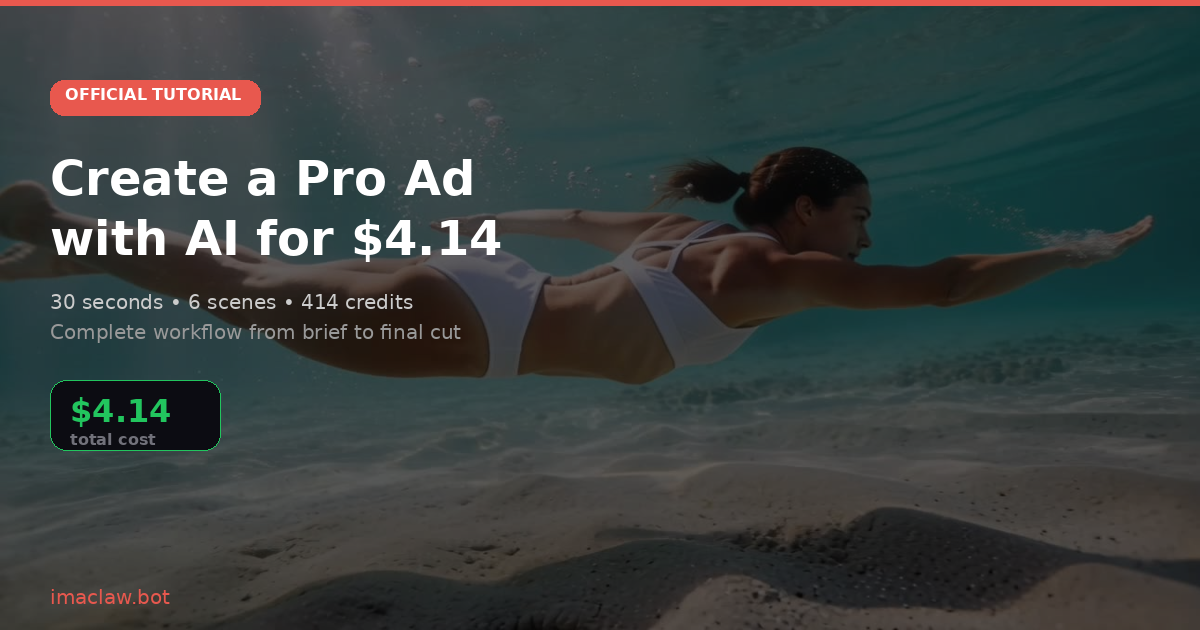 How to Create a Professional 30-Second Ad with AI for Under $5